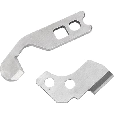 Serger Messen 788013009 788011007 Boven- en Ondermes Set voor 204D 504D 634D Overlock Naaien white
