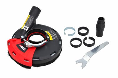 Awtools AW09101 - Hoekslijper Stofbescherming - 115-125mm - Stofafzuiging - Kunststof