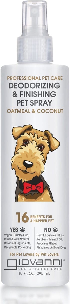 Giovanni Cosmetics Professional Deodorizing & Finishing Pet Spray - Vegan VachtSpray