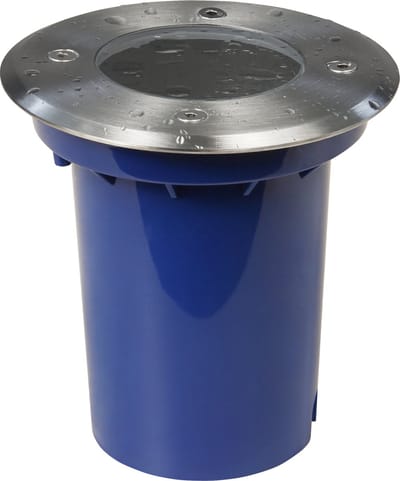 Inbouw grondspot ''BL-12R'' - Tuinverlichting GU10 aansluiting - Buitenverlichting 120x125mm met 2 ingangen