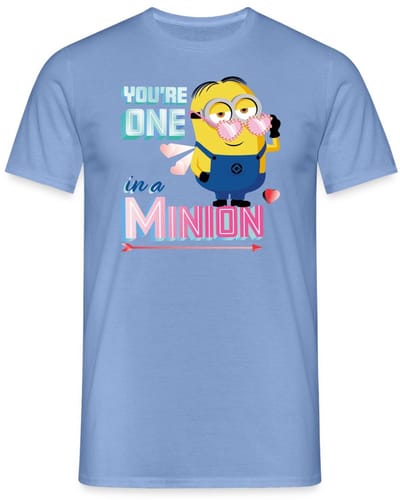 Minions Dave Youre One In A Minion Grappig Ontwerp T-Shirt Heren