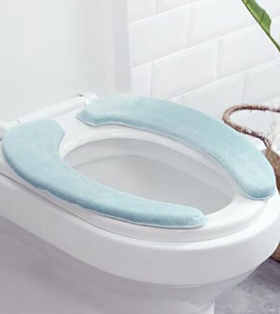 Dikke Wasbare Toiletbrilhoes - Zachte Warmer WC-Bril Cover Pads