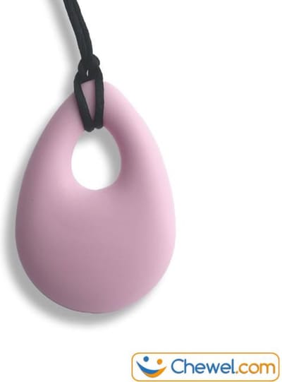Chewel Bijtketting Kauwketting Druppel - Lichtpaars - Voor stevige kauwbehoefte