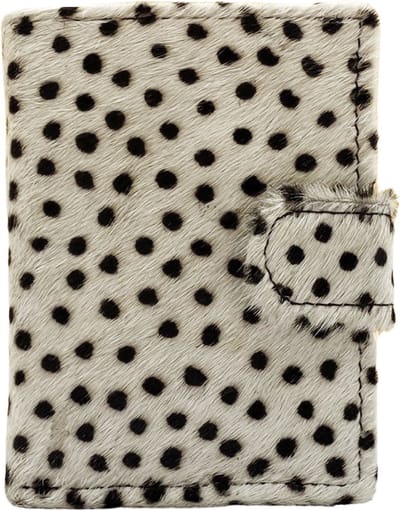 Pasjeshouder Uitschuifbaar – Zwart – Leer - Cheetah Print - Creditcard Houder - RFID – Anti Skim - Muntgeld Ritsvak - Pasjeshouder