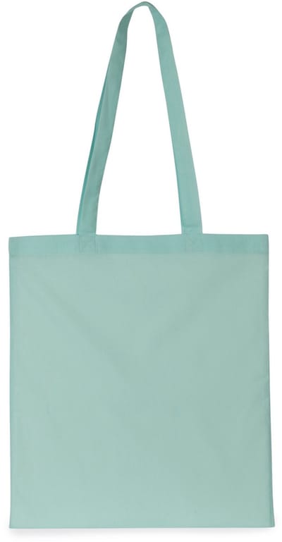 Kimood Shopper van biologisch katoen KI0288 - Ice Mint - One size