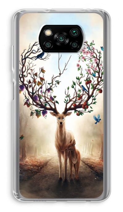 Case Company® - Hoesje geschikt voor Poco X3 Pro hoesje - Seasons Change - Soft Cover Telefoonhoesje - Bescherming aan alle Kanten en Schermrand