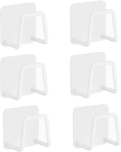 Praktische en stijlvolle spons houders voor de keuken, set van 6, ideaal voor de gootsteen en afwasaccessoires
