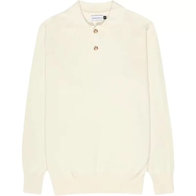 Gebreid poloshirt met lange mouwen The Resort Co