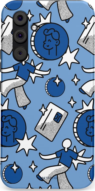Casetastic Hoesje Geschikt voor Samsung A54 (5G) - Stijlvolle Beschermende Duo-layer Case - Geldroute
