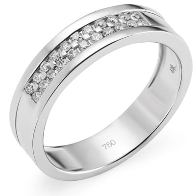 Orphelia RD-3386/58 - Ring - 18 Karaat Witgoud / Diamant 0.26 ct