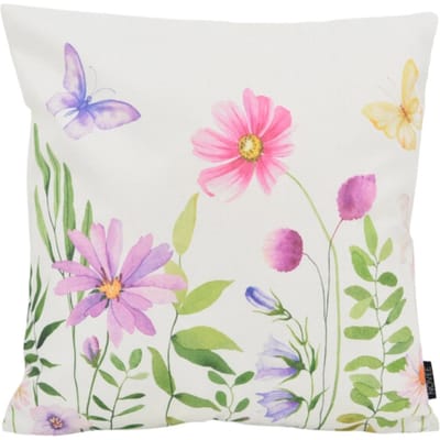 Aquarel Flower Kussenhoes | Outdoor / Buiten | Katoen/Polyester | 45 x 45 cm