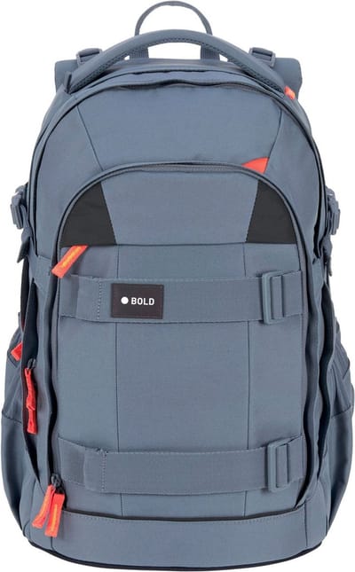 Lässig Schoolrugzak met laptopvak Bold Origin School Backpack Blue Blauwgrijs