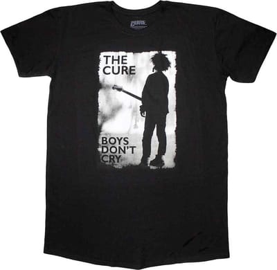 The Cure - Boys Don't Cry Black & White Korte jurk - L - Zwart