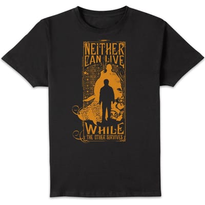 Harry Potter Neither Can Live t-shirt - Zwart - S
