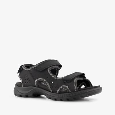 ECCO Onroads leren dames sandalen zwart - Maat 37