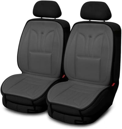 Stoelkussens Auto - Stoelhoezen set - Comfortabel Rijden - Universele Pasvorm - Set van 2 - Grijs