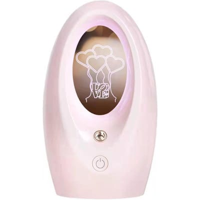 Mini USB Luchtbevochtiger Stille Nachtlampje Aromatherapie Desktop Mist Diffuser voor Kantoor Slaapkamer Sakura white