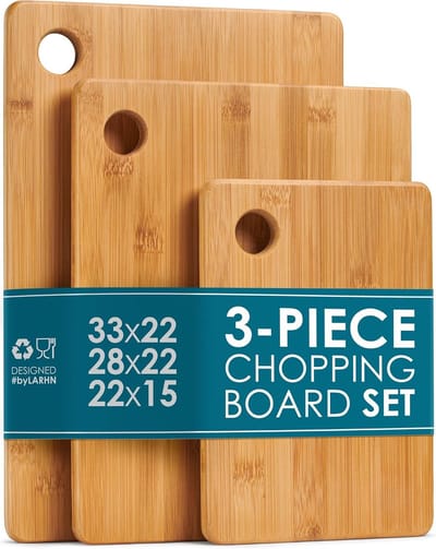 Famanu - Snijplanken Set – Compact – Met Opbergstandaard