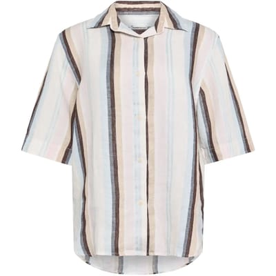 Dameshemd KnowledgeCotton Apparel Loose Linen