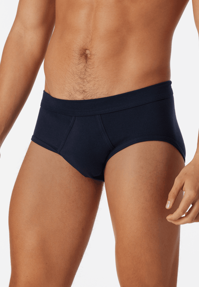 Schiesser 2 Pack Sportslip Heren Onderbroek - Essentials - blauw