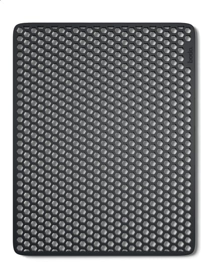 Bodo® Gootsteenmat - Rechthoekig - Zwart - 36 x 46 cm - Voor 40 x 50 cm Wasbak