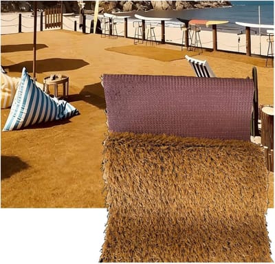 Kunstgras Tapijt - Synthetisch Gras - Buitenruimte Decoratie - Met Draina Gaten - 39 x 43 Inch - Groen
