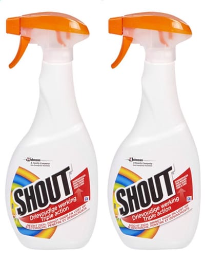 Shout Vlekkenoplosser spray Wasgoed 2 x 500 ml