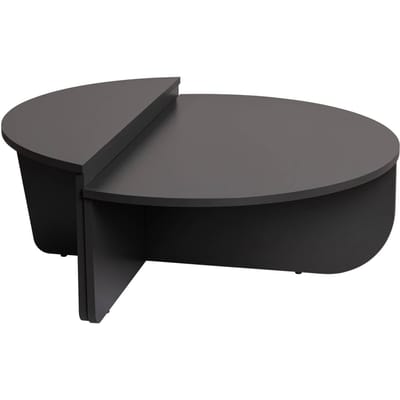 Houten salontafel "Orion" 90 x 60 x 30 cm - Antraciet