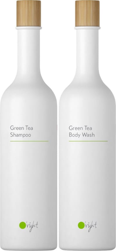 O’right Duo Green Tea Shampoo en Bodywash Duo - 2x 400ml