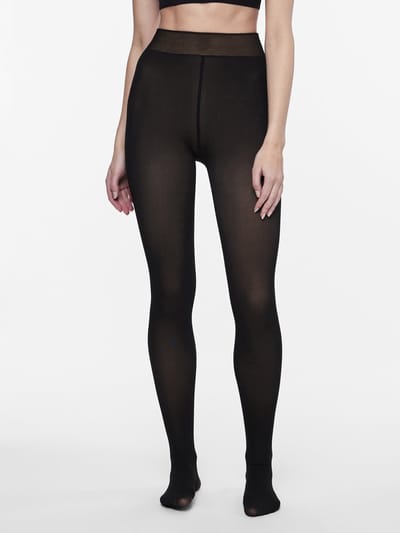 Pieces Fleece thermo panty - Thermo legging - Fleece binnenkant - Warme thermobroek dames - S/M - Zwart