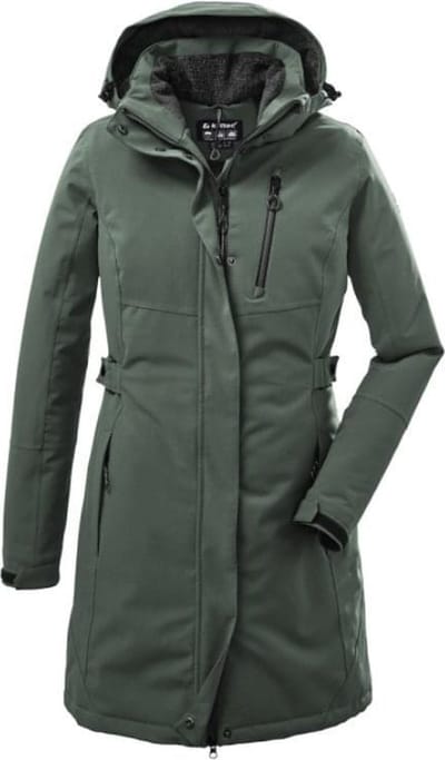 Killtec Kow 165 Parka W | Groen/Grijs - 46
