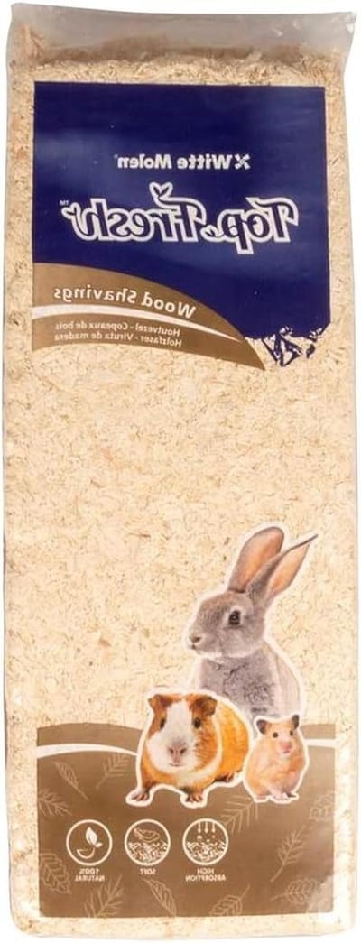 Houtspaanders Bodembedekking - Natuurlijk Strooisel - Knaagdier Verblijf - Zeer Absorberend - 1 kg - Naturel
