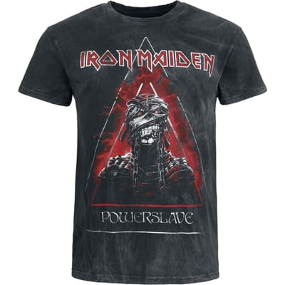 Iron Maiden T-shirt - Powerslave - Mummy Head - S tot 4XL - voor Mannen - actraciet
