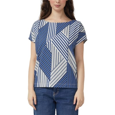 s.Oliver T-shirts Blue Taglia: 36 | Magliette intime Outlet | Donna | Blu