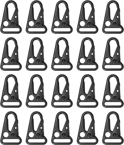 20 Stuks Sling Snap Haak met Vergrote Opening, Ideaal voor Sleutelhanger en Buitentas Gebruik