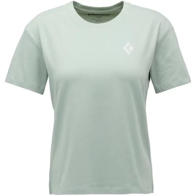 Black Diamond Heritage Badge T-shirt Met Korte Mouwen Groen M Vrouw