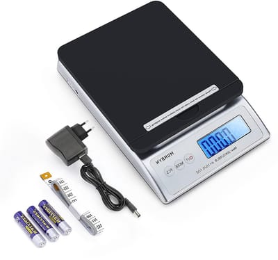 Professionele verzendweegschaal tot 30 kg, tafelweegschaal met batterij- en netvoeding, ideaal voor pakketverzending en postverwerking