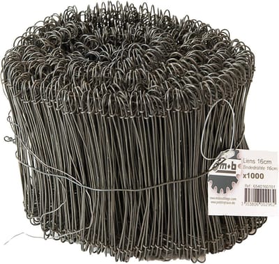 Draadlussen - Bevestigingsmateriaal - Klusbenodigdheden - 16 cm lengte - 1000 stuks