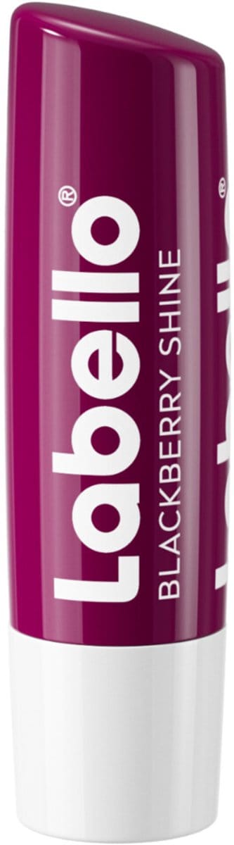 Labello Lippenbalsem Blister Blackberry Shine - 4 x - Voordeelverpakking