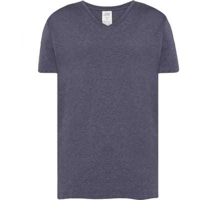 JHK Heren Urban V Hals T-shirt (Denim Heather)