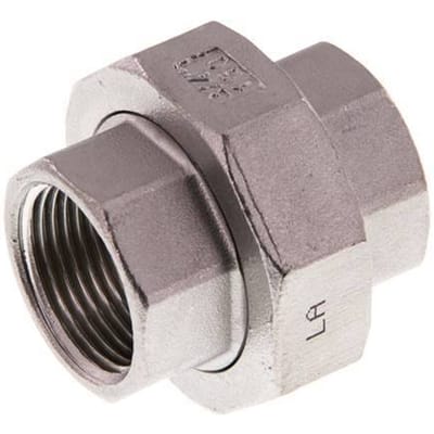 Rechte Koppeling Rp3/4 '' Binnendraad RVS Vlakke Afdichting PTFE 16bar