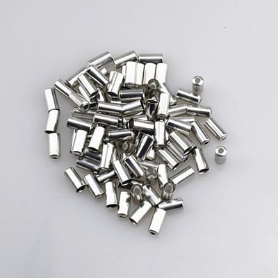 50 stuks Fietsrem/Schakelkabel Tips 5 mm/Remkabel Derailleur Schakel Binnenkabel Eindkapjes Tips Krimpstukken/MTB Fiets Accessoire 50pcs