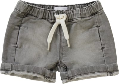 Noppies Boys Short Burke denim Jongens Broek - Light Grey Denim - Maat 74