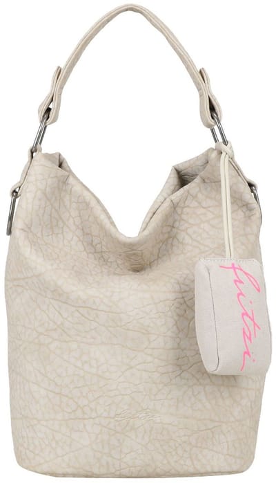 Fritzi aus Preußen schoudertas Ella Hobo Matta White Sand beige