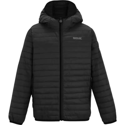 Kinderjas met capuchon en gewatteerde look (Hillpack)