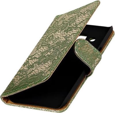 BestCases.nl Nokia 5 Lace booktype hoesje Donker Groen