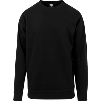Urban Classics - Basic Crew Sweater/trui - 3XL - Zwart