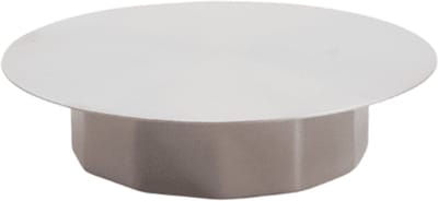XLBoom Doric Stand Small Soft Black - Taartplateau in stainless steel - Belgisch design ontworpen door PaulinePlusLuis