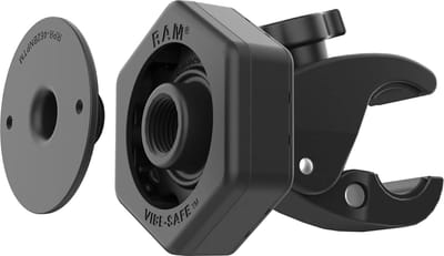 Tough-Claw™ Kleine Klem Basis met Vibe-Safe™ Adapter