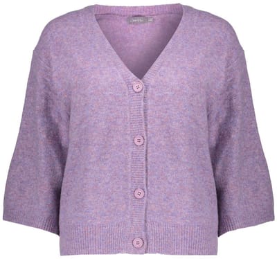 Geisha Vest Vest Met V Hals En Driekwart Wijde Mouwen 54532 14 Lilac Dames Maat - S